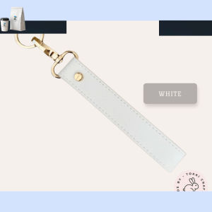Personalised Hot Stamp Embossed Premium Leather Keychain  Custom Name