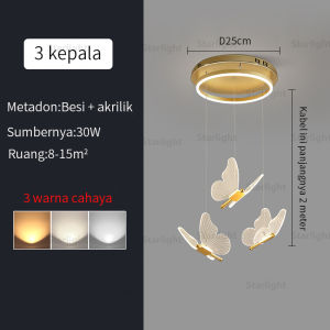 Lampu Gantung Kreatif kamar tidur lampu pemodelan kamar tidur lampu langit-langit yang dipimpin tinggi lampu langit-langit gaya modern ruang tamu ruang makan lampu bar lampu