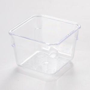 Clear Drawer Organizer Transparent Drawer Divider Storage Box Bins Case for Utensil Cosmetic Groceries Kitchen Tableware