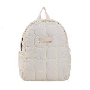 Casual Puffer Backpack Outdoor Backpack Large Capacity Backpack School Bag with Adjustable Shoulder Strap for Women Men