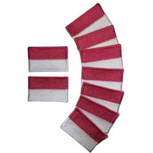 Bet Bordir Bendera Merah Putih dan pramuka/pcs