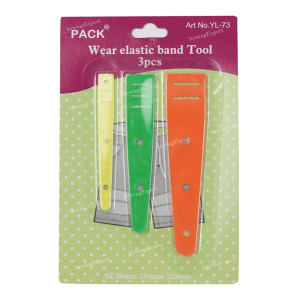 Satu Set 3pcs Alat Pasang Karet Menjahit / Elastic Band Tool