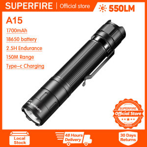 SUPERFIRE S33-A led flashlight rechargeable ABS material portability EDC small flashlight multiple modes household emergency torch waterproof