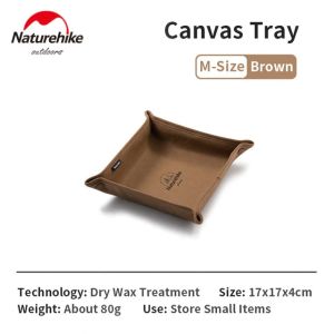 Naturehike Canvas Tray Outdoor Camping Camping Travel Equipment Accessories Daily Necessities Storage Box