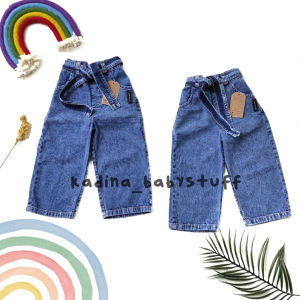 CELANA JEANS ANAK PEREMPUAN / CELANA JEANS SNOW BLUE MICKYMOUSE LED/ KULOT JEANS ANAK PEREMPUAN 2-12 tahun (COD)