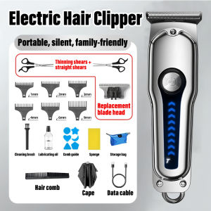 Mesin gunting rambut original Hair Clipper Professional Trimmer Wireless/Connection Dual Purpose Long Endurance Ceramic Hair Cutter Adult Mens Baby Clippers Mesin Rambut original tahan lasak mesin potong rambut mesin rambut baby