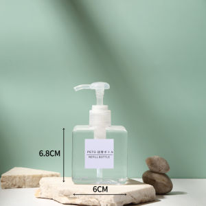 250/450 Square Plastic Foam Soap Bottle Container / Soap Foam Foam dispenser hand Soap Dispenser Plastic Pump Bottles Refillable Empty Lotion Dispenser Liquid Container for Shampoo 4 bottles/Set.