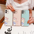 Hontinga Casing Case For VIVO V30 V30e V29 5G Y78 V27E V27 Pro 5G Case Fashion Cute Cartoon Dogs Luxury Chrome Plated Soft TPU Square Phone Case Full Cover Camera Protection Anti Gores Rubber Cases For Girls. 