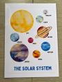 Learning materials for kids Laminated A4 Size Chart SOLAR SYSTEM PLANET (125MIC). 