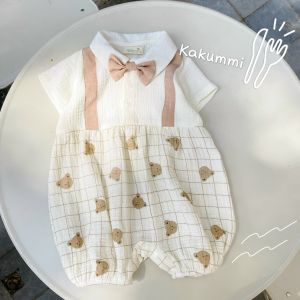 [4-14kg] BE59 Bộ công tử KAKUMI cho bé trai sơ sinh quần áo cho bé mặc thôi nôi đầy tháng