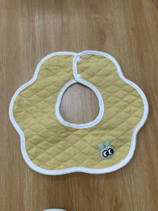 Yếm Ăn Dặm Yếm chống thấm cho bé sơ sinh xoay 360 độ yếm tròn cho bé yếm xốp quảng châu set 2 cái