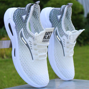 Free Shipping Summer Breathable MenS Mesh Shoes New Hollow-Out Design Soft-Soled Athletic Shoes Student Running Shoes Casual Shoes
