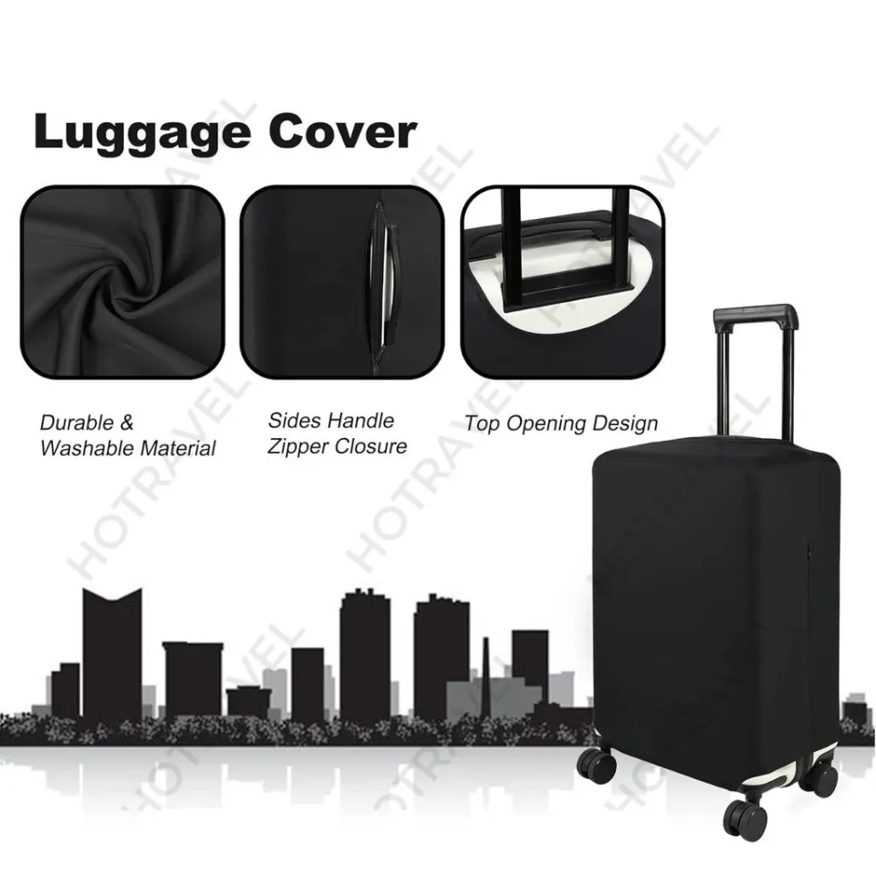 Hotravel Funny Face Luggage Cover Protector Washable Elastic