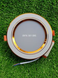 Đèn Âm Trần 3 Màu 7w (Viền Bạc - Viền Vàng) - Đèn Led Thiên Vân