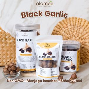 ALAMEE Black Garlic Bawang Hitam Tunggal Herbal Premium Lanang Alami Natural