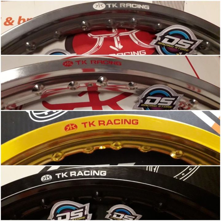 Velg TK Racing Bright Ring 17 Warna Gold-Silver-Hitam All Size