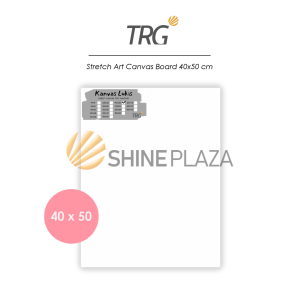 TRG Stretched Art Canvas Board 40x50 cm Watercolor Artist Acrylic Paint - Kanvas Putih Media Lukis Cat Air Akrilik Minyak Poster Siap Melukis Ukuran 40 x 50 TRG