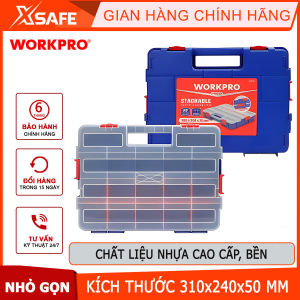 Thùng nhựa đựng đồ nghề nhiều ngăn và xếp chồng được lên nhau bằng nhựa WP283007
