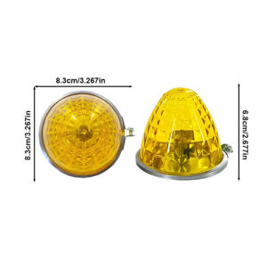 Bike Tail Light Camper Accessories RV Ceiling Lights Interior Reading Lamp Amber Clear Lens Roof Light For Motorhome RV G1A0