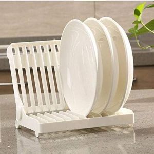 Foldable Dish Plate Drying Storage Rack Organizer Drainer Plastic Washing Sink Dish Cup Frame Holder Kitchen Storage Tools
