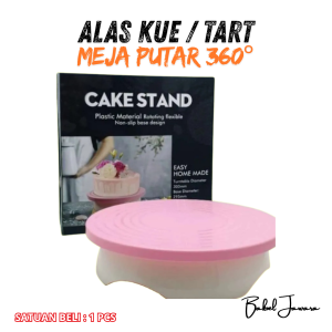 (1 PCS STAND HOLDER BAKERY) MEJA PUTAR KUE ANTI SLIP DEKORASI CAKE TURNTABLE PREMIUM FOOD GRADE