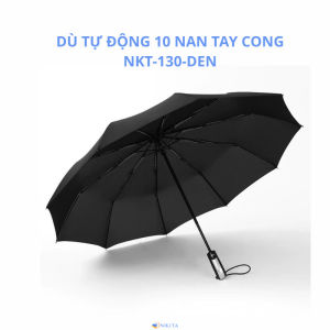 Dù che mưa nắng màu basic chống tia UV đóng mở tự động bền đẹp dễ mang theo - Mẫu mới 2026