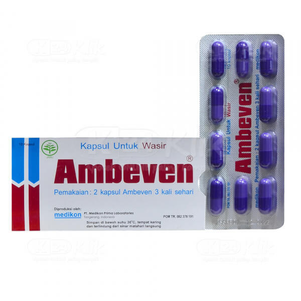 AMBEVEN / OBAT WASIR PER STRIP  isi10 KAPSUL / OBAT AMBEYEN PER STRIP / AMPUH ATASI AMBEIEN