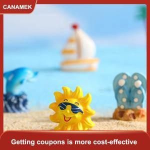 【CANAMEK】 Đồ trang trí hình cá heo Biển Lặn ván lướt sóng hoạt hình đồ trang trí cảnh quan bể cá sao biển bằng nhựa Phụ kiện trang trí hồ cá