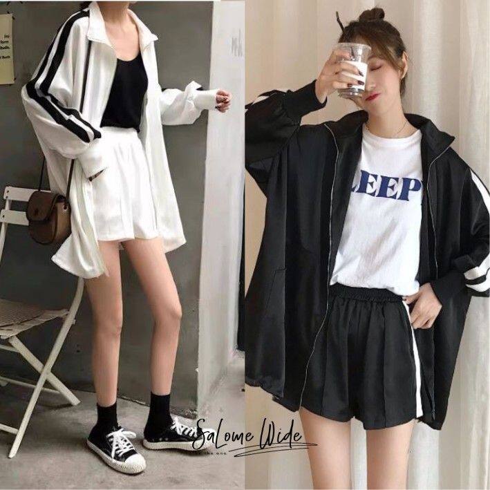 [READY STOCK] 1012 Over sized INS Jacket & Shorts M/L/XL/2XL/3XL/4XL ...