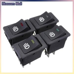 [Blossom] Blue Light 12V 35A LED Light Marine Car Modification Switch Fog Light Boat Rocker Switch