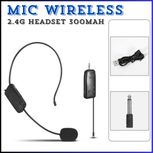 COD Mic Mikropon Bando wireles Imam Masjid presentasi dicas suara jernih jarak jauh youtuber - E66