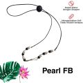 Strap masker hijab/ Gantungan masker hijab korea/ konektor masker hijab/ Tali Kalung masker multifungsi/ Strap mask mutiara. 