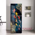 [HCM]Giấy Decal Dán Tủ Lạnh Phong Thủy CÁ KOI HOÀNG GIA - THUTHAODECOR. 