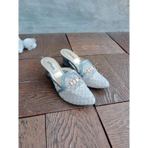 Sepatu Sandal Heels Wanita/Sandal Wedges Hak Tahu 5cm