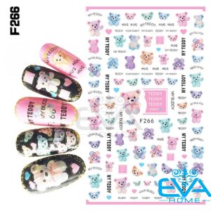 Decal Dán Móng Tay 3D Nail Sticker Tráng Trí Hoạ Tiết Bông Tuyết Snowflake F270