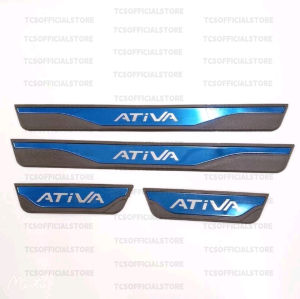 TCS PERODUA ATIVA CAR OEM DOOR SILL PLATE ABS DOOR STEP COLORFULL ACCESSORIES