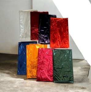 Glossy Metallic Cellophane Wrapping Paper Sheets
