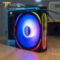 Quạt tản nhiệt 12cm JUNGLE LEOPARD PRISM Gen 5 INFINITY LED GƯƠNG VÔ CỰC ARGB 5V 3PIN- 2000RPM, PWM, Lian Li SL120 fan case PC. 