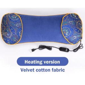 Electric heating mugwort cervical pillow moxibustion hot compress comfortable fabric improves sleep pillow for home use