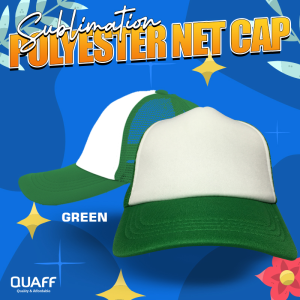 Lineworks - 50pcs QUAFF Sublimation Baseball Net Cap Trucker Polyster Plain