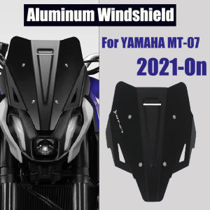 Motorcycle Accessories For YAMAHA MT-07 MT 07 MT07 2021 2022 FZ-07 FZ 07 Windshield Windscreen Aluminum Kit Deflector