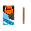 BeautyBoostT สติกเกอร์ตกแต่งตรงกลางพวงมาลัยรถพวงมาลัยด้านบนเส้นกลางเครื่องหมายสีแดงอุปกรณ์ตกแต่งซูเปอร์นิ่ม. 