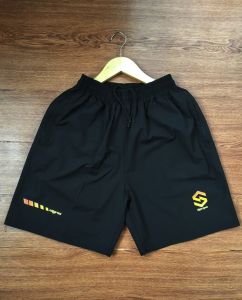 Celana Pendek Olahraga Running Jogging Bulutangkis Sport Saku Resleting Pria Wanita