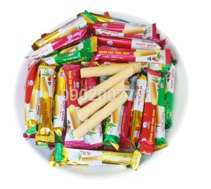 250g Bánh Kẹp Ống Kem Liên Hưng Thơm Ngon-Đồ ăn Vặt miễn phí ship