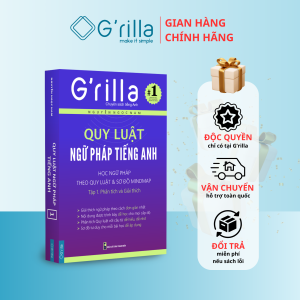 Sách - Quy luật ngữ pháp tiếng Anh Grilla Tập 1. Phân tích & Giải thích