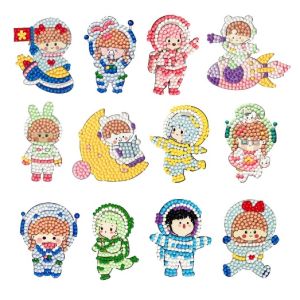 Prakarya Anak DIY Diamond Painting Sticker / DIY Stiker Permata Karakter / Diamond Sticker Karakter