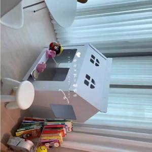 2025 กระดาษแข็งบ้านกล่องปราสาทบ้านเด็กเต็นท์โรงเรียนอนุบาลในร่มทำด้วยมือ DIY ของเล่นโมเดลกราฟฟิตี