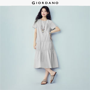 Giordano Women Women Pure Cotton Dress Free Shipping 05466339