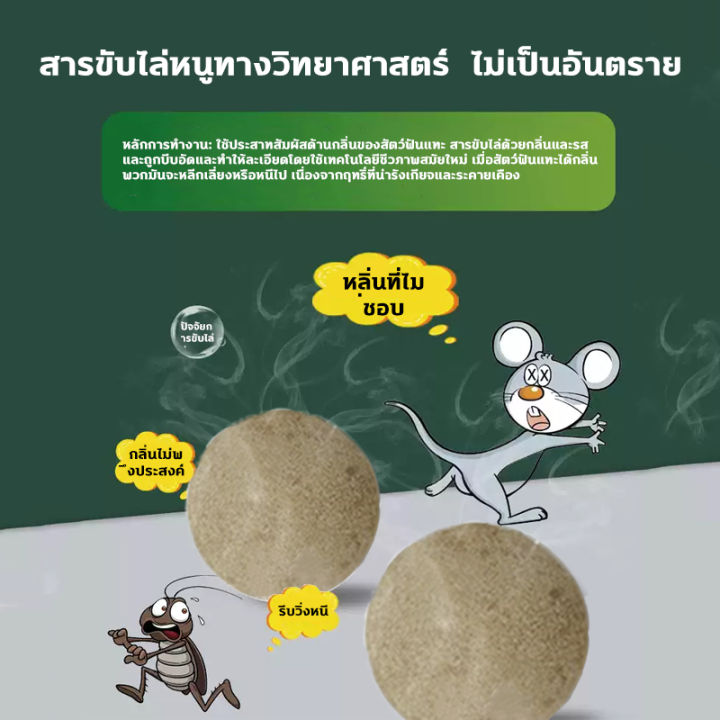 🐀หนูได้กลิ่นจะหนีไป👍ลูกเหม็น ไล่หนู ยาไล่หนู ไล่หนูถาวร ก้อนไล่หนูถาวร ...