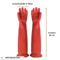 ถุงมือยางแบบยาวพิเศษ 56 cm ถุงมือยางคลุมศอก ถุงมือยาง ถุงมือล้างจาน ถุงมือยางแบบยาว. 